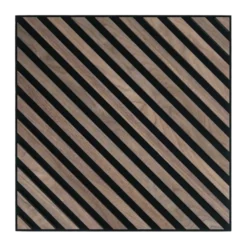 Silentlines Kleurstaal lattenwand hongaarse punt walnoot 20 x 30 cm Online