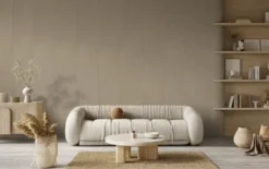 Silentlines Kleurstaal lattenwand vilt taupe 20x30 cm Best