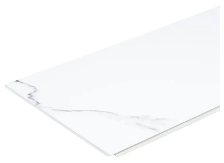 Geen Kleurstaal wandtegel kunststof Allora wit marmer mat 20x30cm Outlet
