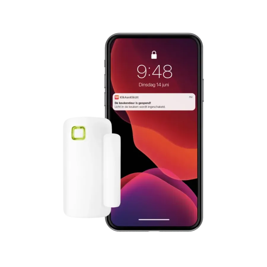 KlikAanKlikUit Klik Aan Klik Uit - Draadloze Contactsensor New