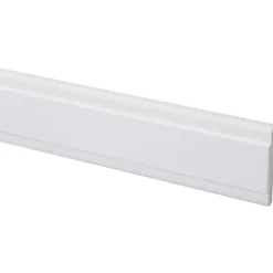 Geen Koplat MDF klassiek wit gegrond 12x68mm 270cm New