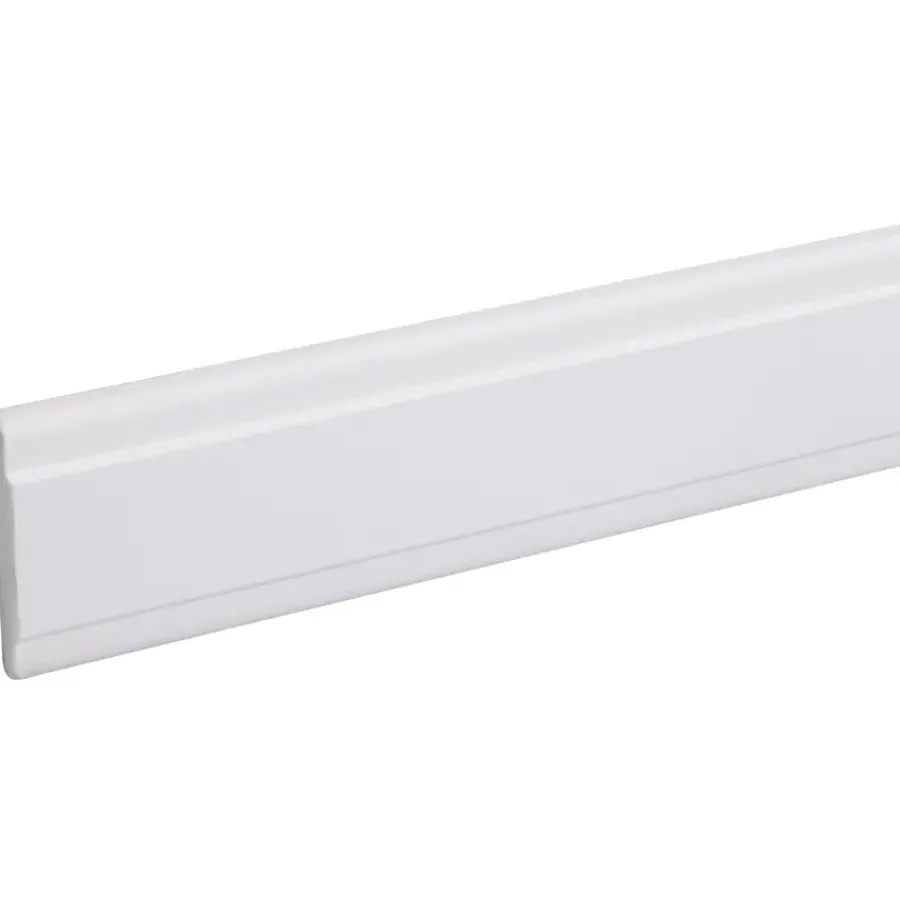 Geen Koplat MDF klassiek wit gegrond 12x68mm 270cm New