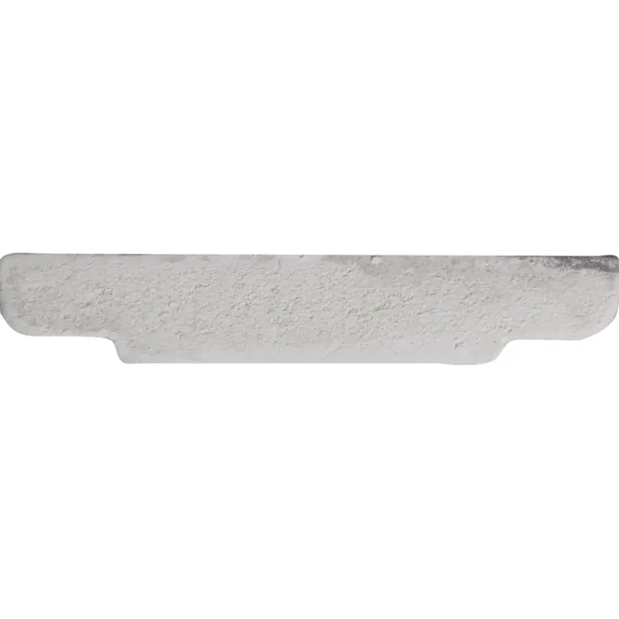Geen Koplat MDF klassiek wit gegrond 12x68mm 270cm New