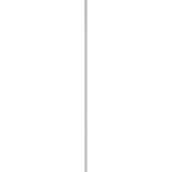Geen Koplat MDF recht wit gegrond 12x45mm 270cm Best
