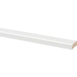 Geen Koplat MDF schuin wit folie 12x37 mm lengte 260 cm Clearance
