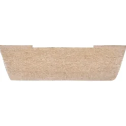 Geen Koplat MDF schuin wit gegrond 12x45mm 270cm Clearance