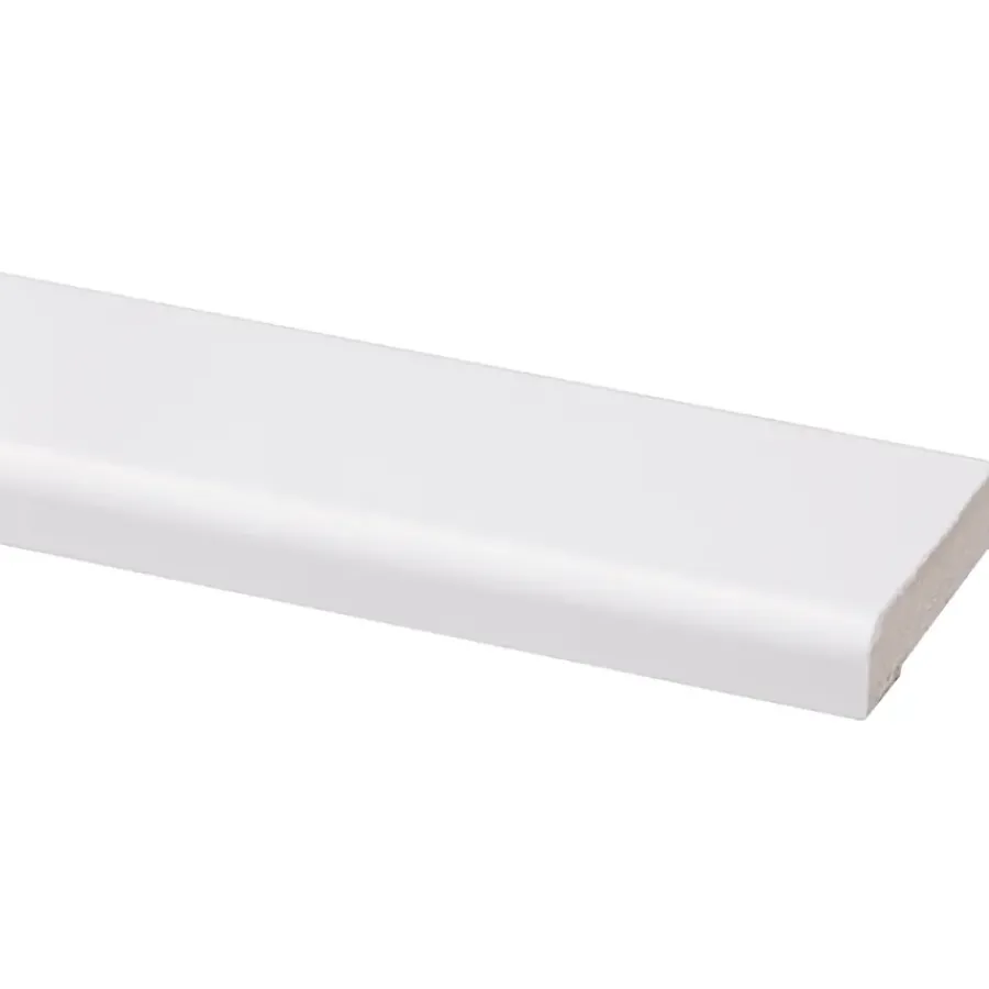 Geen Koplat recht grenen wit gelakt 12x45mm 270cm Sale