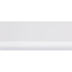 Geen Koplat recht grenen wit gelakt 12x68mm 270cm Best