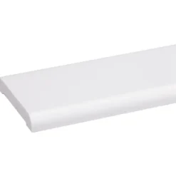 Geen Koplat recht grenen wit gelakt 12x68mm 270cm Best