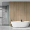 Geen Lattenwand badkamer 260x52 cm licht eiken, dikte 15 mm Outlet