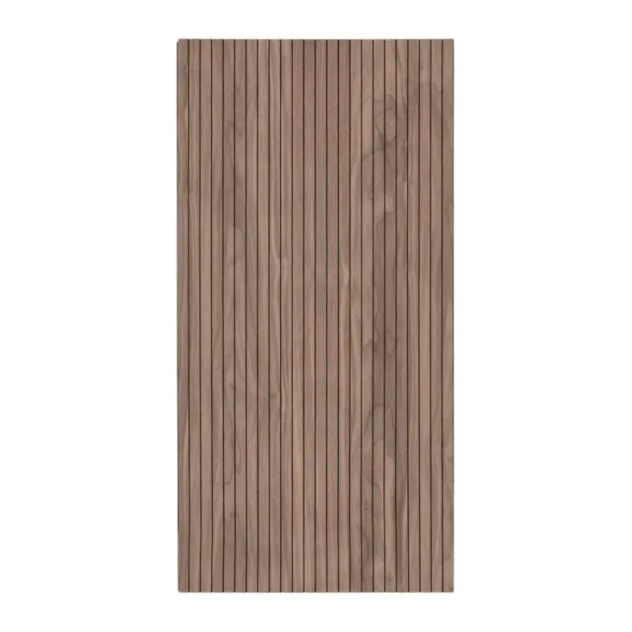 Silentlines Lattenwand flexibel walnoot 260x52,5 cm, dikte 6,5 mm - 2 stuks per pak
