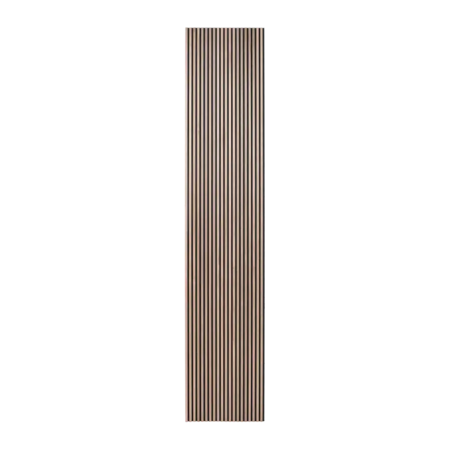 Geen Lattenwand Melbourne 260 x 52 cm walnoot dikte 9,7 mm los Discount