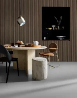 Geen Lattenwand Melbourne 260 x 52 cm walnoot dikte 9,7 mm los Discount