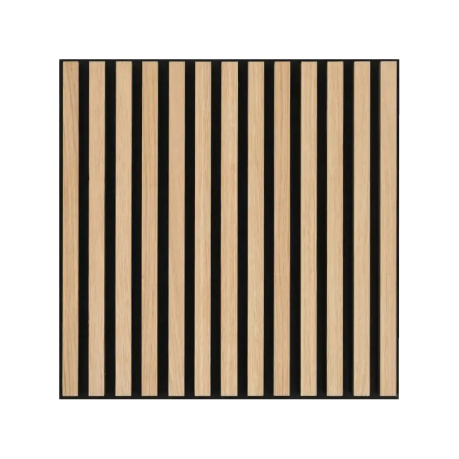 Silentlines Lattenwand tegel 55,3x55,3 cm licht eiken, dikte 22 mm - 2 stuks (0,612m²) Outlet