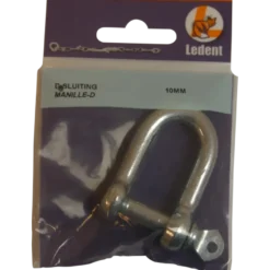 Ledent D-sluiting verzinkt 10 mm