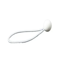 Ledent elastiek lus met bol 10 stuks 4 mm 15 cm