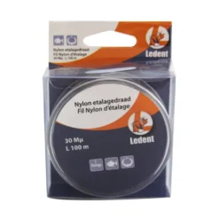 Ledent etalagedraad wit Ø0,3 mm / 100m wit