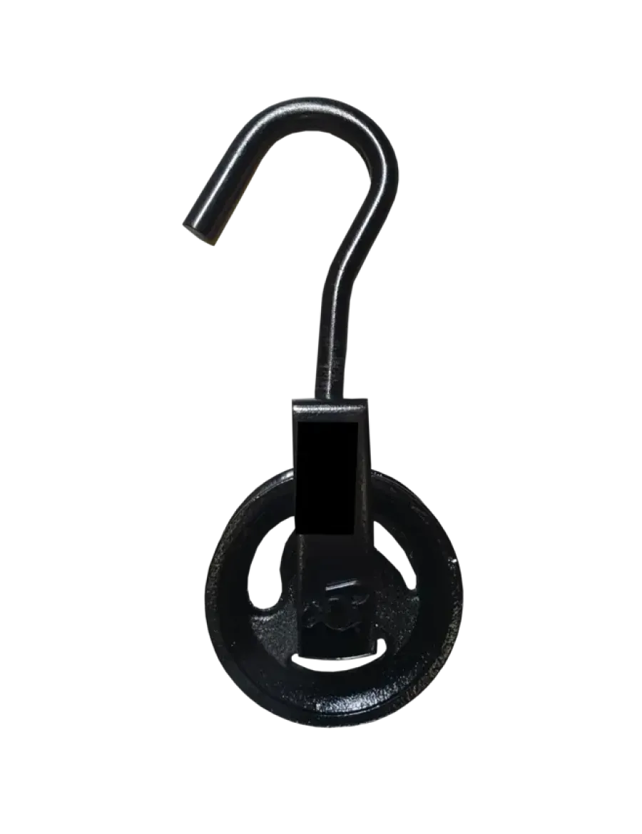 Ledent katrol haak metaal 75 mm Outlet