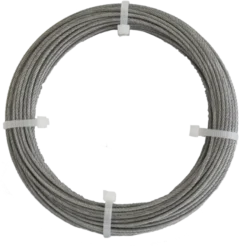 Ledent staaldraad grijs Ø2 mm / 10 m