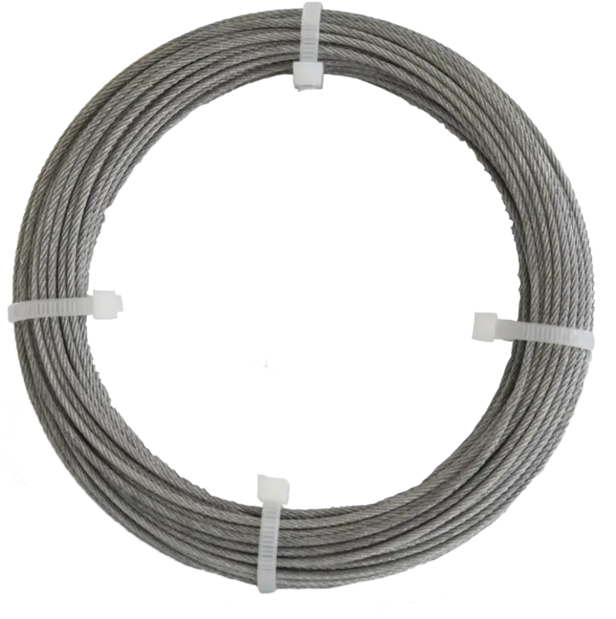 Ledent staaldraad grijs Ø4 mm / 10 m