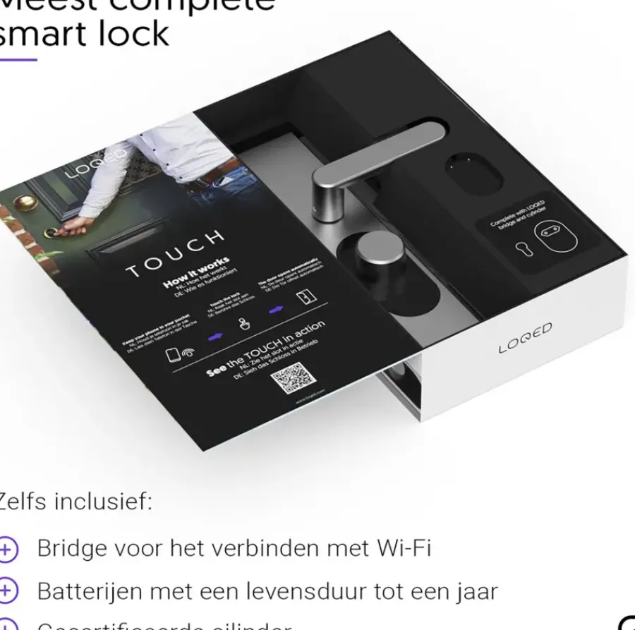 LOQED Touch Edition Slim deurslot Discount