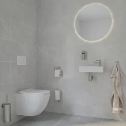 Marho Handdoekhaak Luxor klein geborsteld rvs