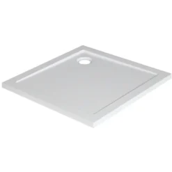 Marho Luxe douchebak vierkant glanzend wit 90 x 90 x 4 cm