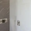 Marho Valdra regendouche set inbouw met thermostaatkraan 25 cm chroom