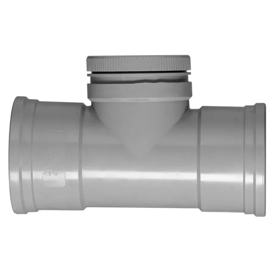 Martens PVC ontstoppingsstuk met schroefdeksel 110 mm Hot