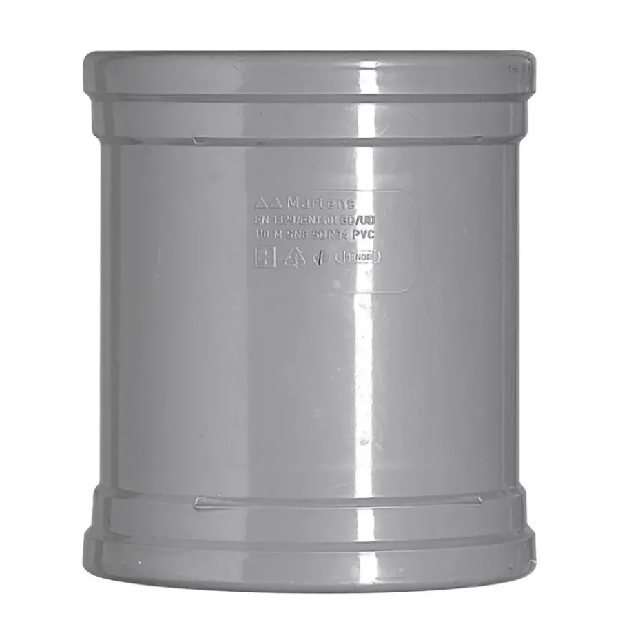 Martens PVC overschuifmof 2x manchet 125 mm
