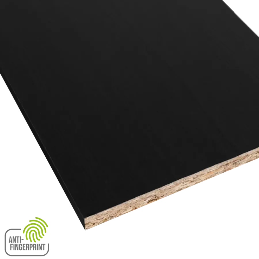 Geen Meubelpaneel antraciet essen ABS fingerprint proof 240x40 cm 18 mm Discount