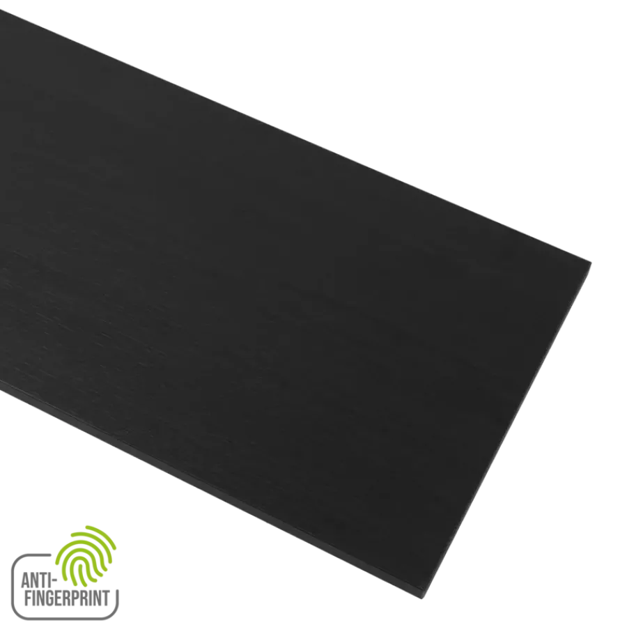 Geen Meubelpaneel antraciet essen ABS fingerprint proof 120x40 cm 18 mm Online