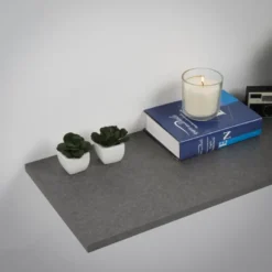 Geen Meubelpaneel beton ABS 120x40 cm 18 mm New