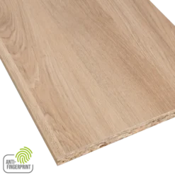 Geen Meubelpaneel gebleekt eiken ABS fingerprint proof 240x40 cm 18 mm Outlet