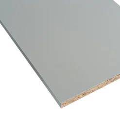 Geen Meubelpaneel inox metallic ABS 240x40 cm 18 mm