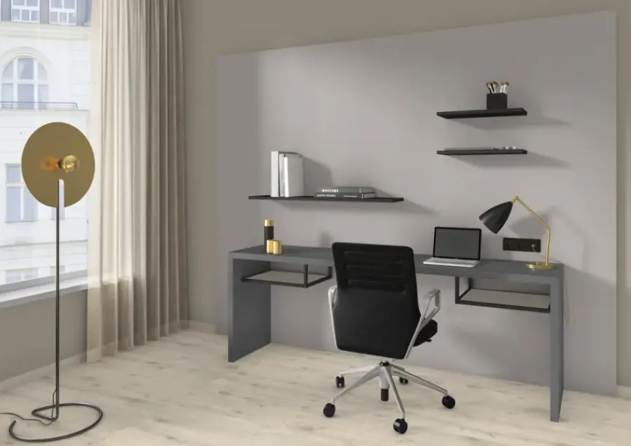 Geen Meubelpaneel inox metallic ABS 240x30 cm 18 mm Outlet