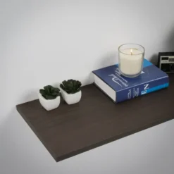 Geen Meubelpaneel marone eiken ABS 240x40 cm 18 mm Outlet
