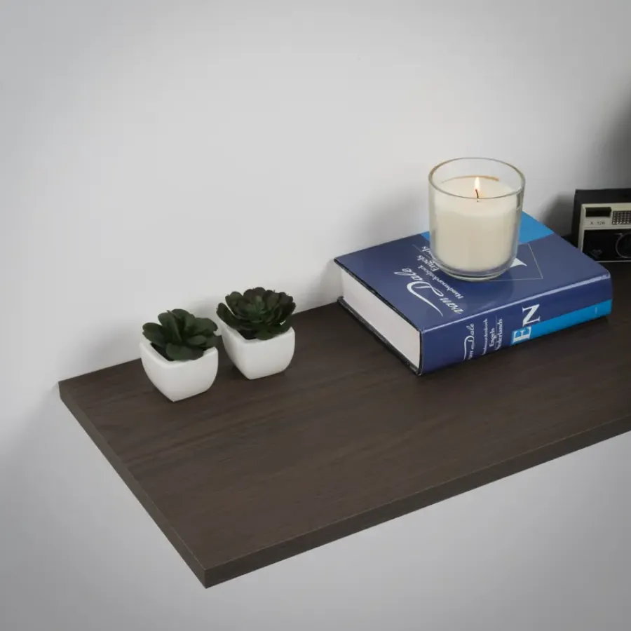 Geen Meubelpaneel marone eiken ABS 120x40 cm 18 mm