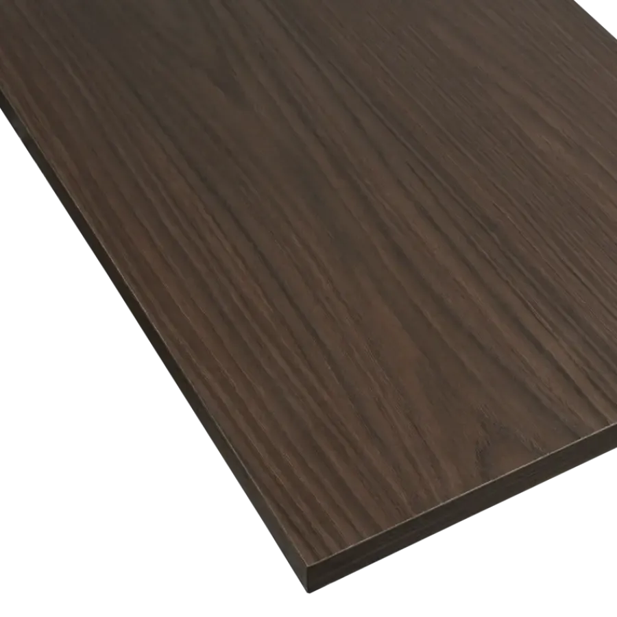 Geen Meubelpaneel marone eiken ABS 80x40 cm 18 mm Hot