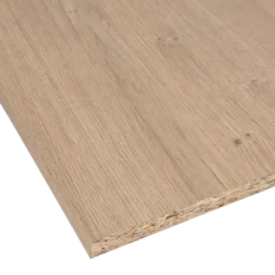 Geen Meubelpaneel naturel eiken ABS 240x40 cm 18 mm New