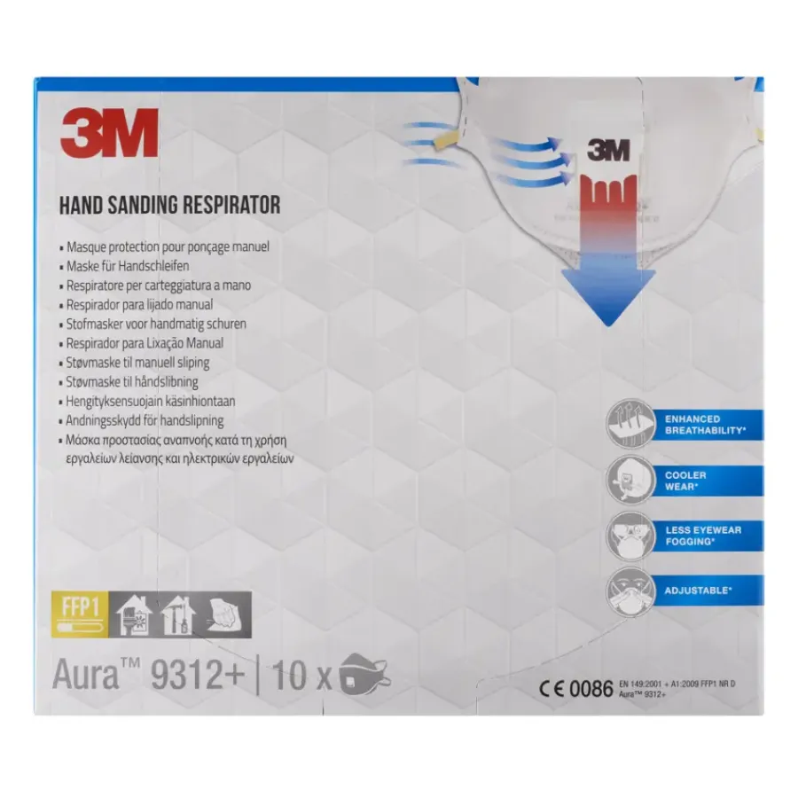 3M fijnstofmasker Aura 9312 FFP1 met ventiel Discount