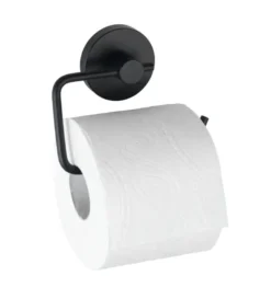 Milazzo toiletrolhouder mat zwart staal