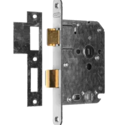 Nemef 1200 serie insteekslot badkamerslot/wc-slot met rvs voorplaat Doorn 50mm PC 63mm Sale