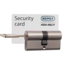 Nemef veiligheidscilinder NF4 met keersleutel 30/30 mm SKG 3-sterren gelijksluitend (2 stuks) Online