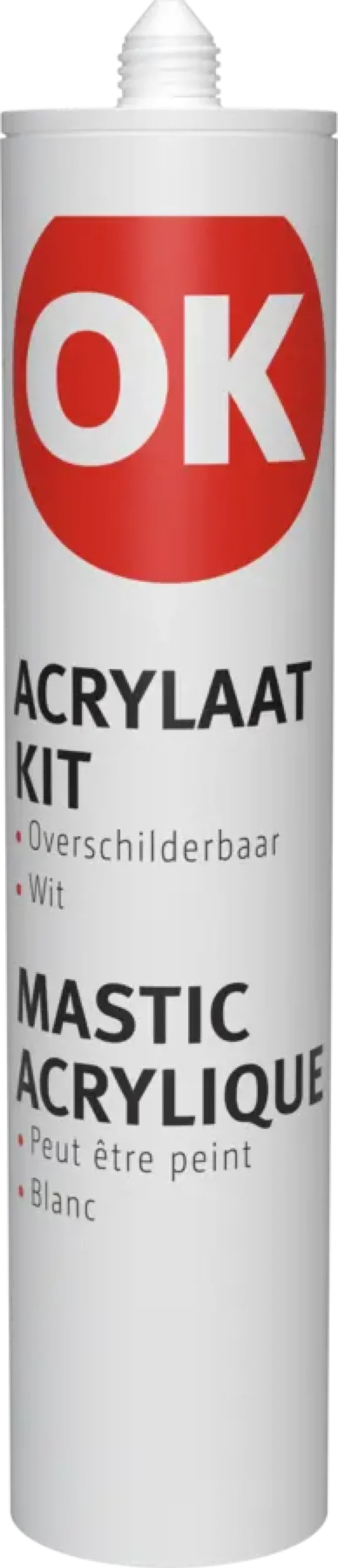 OK Acrylaatkit wit 290 ml