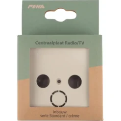 Peha Standard Centraalplaat Radio/TV crème Discount