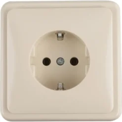 Peha Standard stopcontact geaard crème