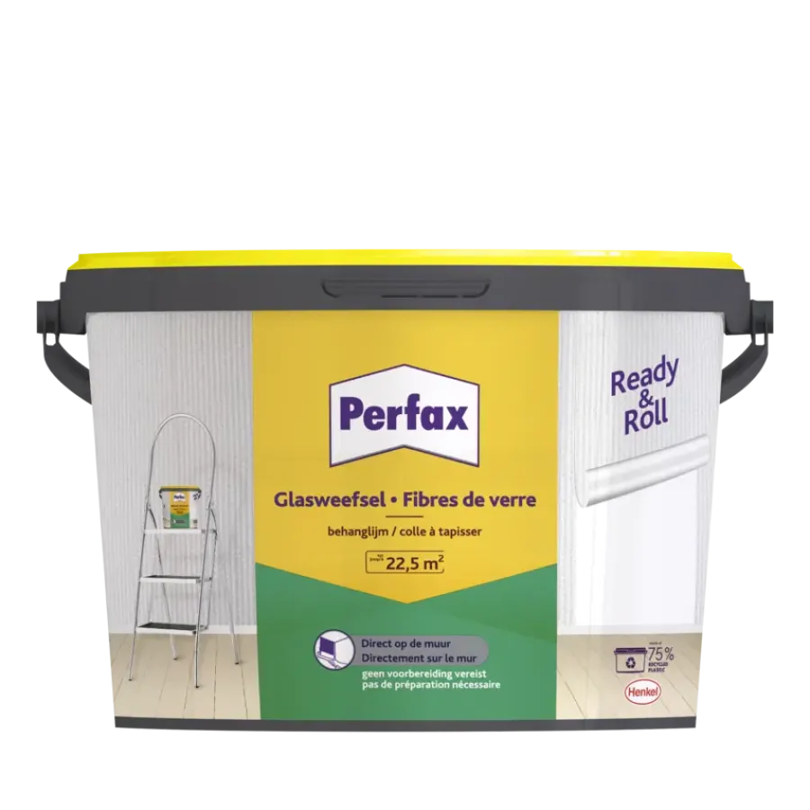 Perfax Ready & Roll behanglijm glasweefsel 5 kg Outlet