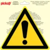 Pickup pictogram gevaar 20 cm