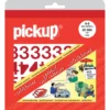 Pickup plakcijfers 0-9 Helvetica rood 20 mm